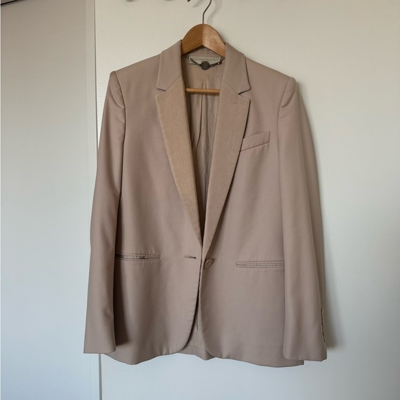 Stella McCartney wool beige pink blazer - Picture 4 of 6